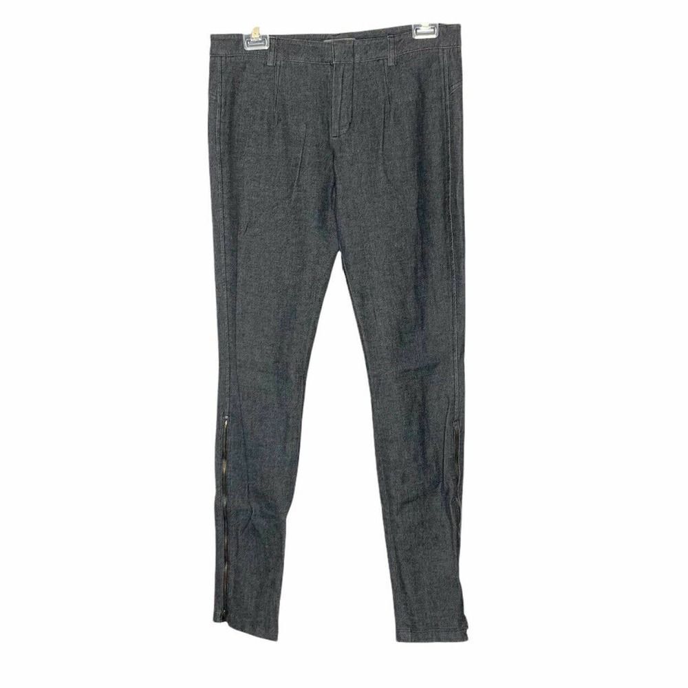 Vince Women’s Grey Pant with Ankle Zipper to Knee